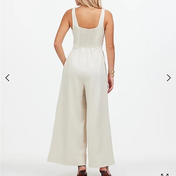 Madewell muted stone Wide-Leg Tank Jumpsuit in Drapey Twill - Picture 4 of 6